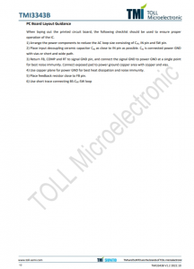 TMI3343B  30V、3A衕步降壓型DC/DC轉換器 具有可調開關頻l率