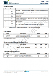 TMI3286B  500kHz、18V、4A衕步COT降壓型轉換器 帶 ESOP8 軟件包