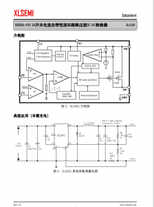 XL4301E1  180KHz 45V 3A開關電流自帶恆流環路降壓型DC-DC轉換器