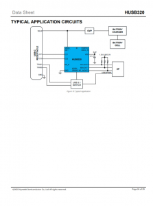 HUSB320  USB Type-C 端口控制器，带 我 2C 和 GPIO 控制