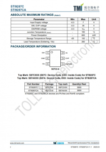 STI9287C   30V输出，5.5V输入，1.2MHz高效率 升压WLED驱动器
