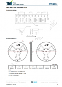 TMI3344  30V、3A衕步降壓型DC/DC轉換器 具有可調的軟啟動時間
