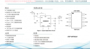 SGM66025 PIN TO PIN MP3414